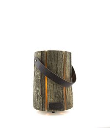 Luce in legno - Legno di frassino M || edizione in pelle