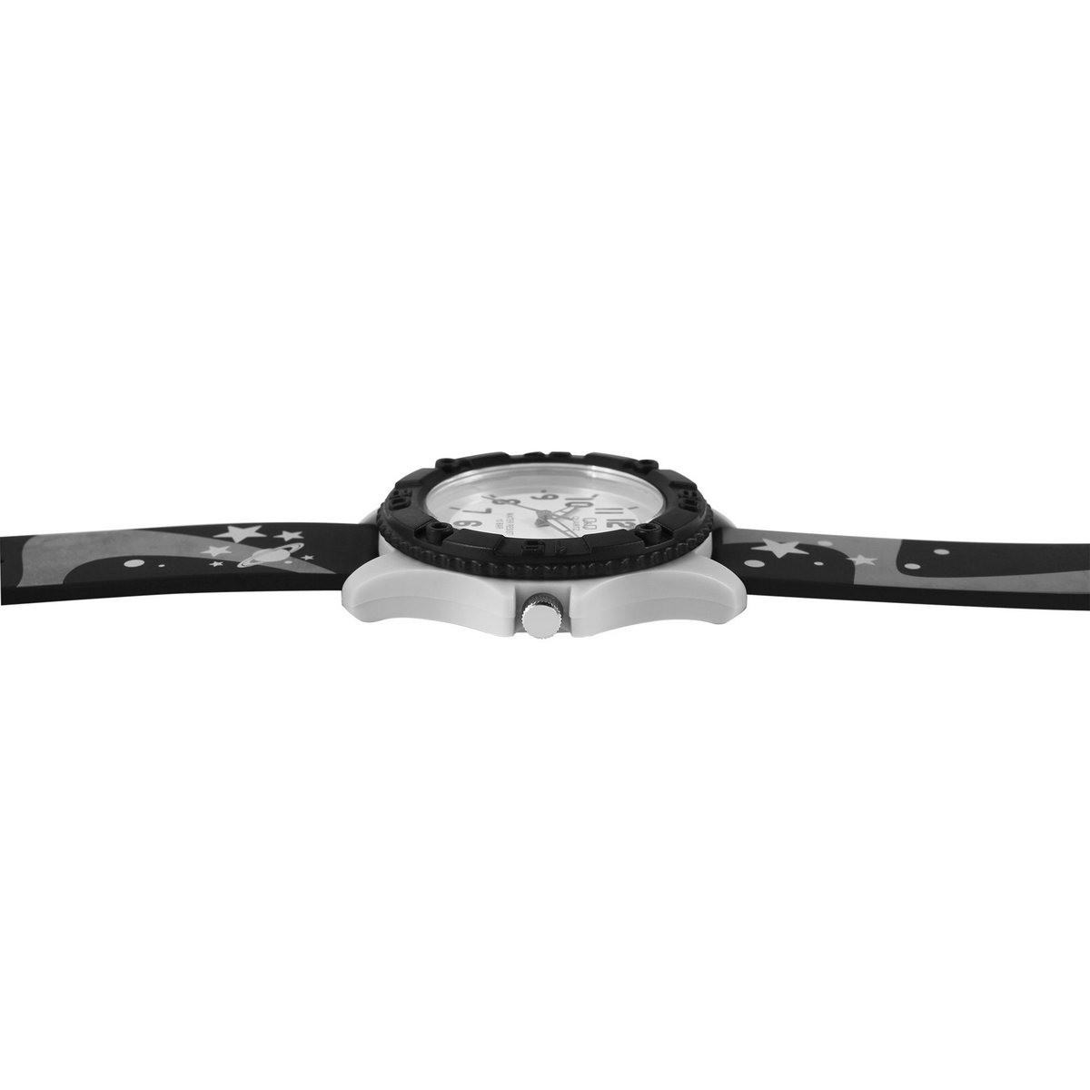 Montre enfant Q&Q, bracelet silicone, "Space", 10 bar, Ø 35 mm
