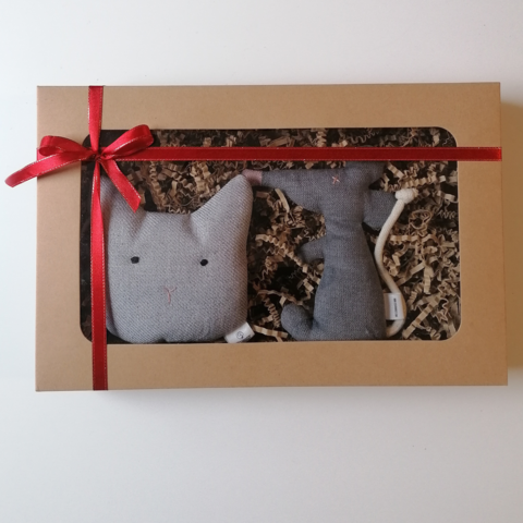 Handgefertigte Katzenspielzeug-Geschenkbox, perfektes Weihnachtsgeschenk für Ihren Hund