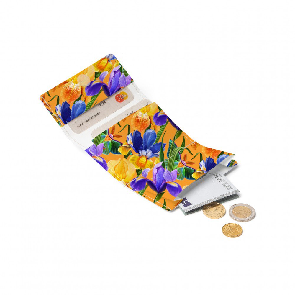 ​ PETITE ORCHID Tyvek® Faltgeldbörse