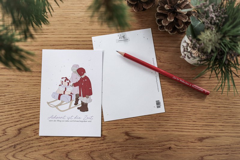Cartolina - L'Avvento è il tempo in cui...