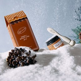 Set regalo ecologico di pan di zenzero vegano Merry + Bright Eyes