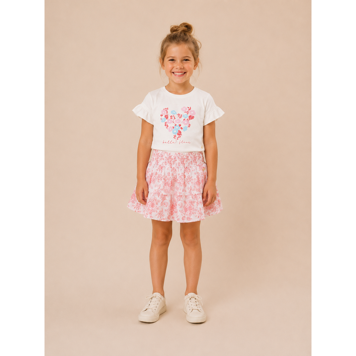 Funcle T-shirt Snow White – Lycra Slub Jersey i bawełniana popelina