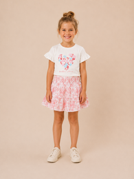 Camiseta Funcle Blancanieves – Jersey flameado de lycra y popelín de algodón