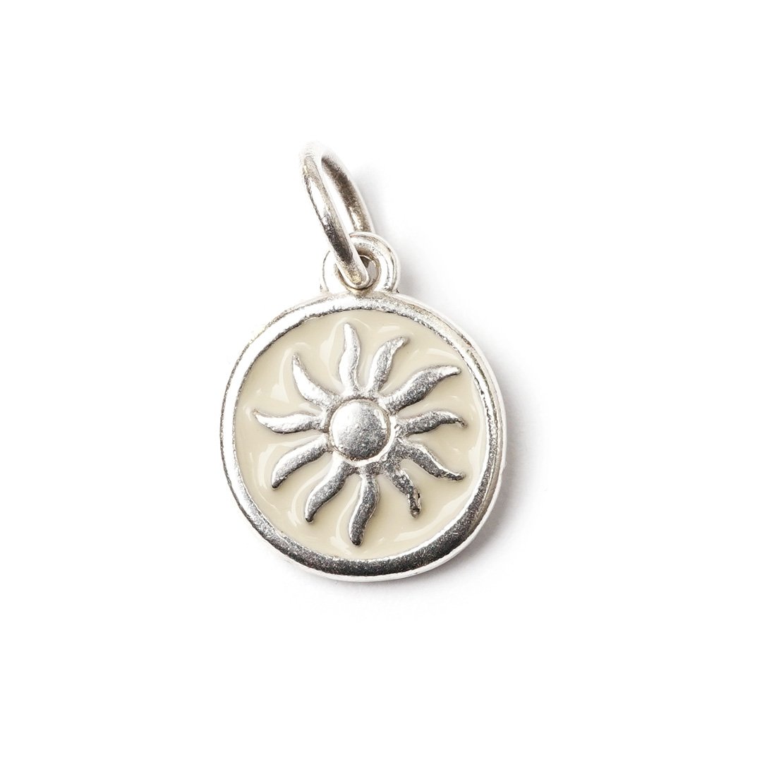 Soleil Offwhite Argent, Amulette S