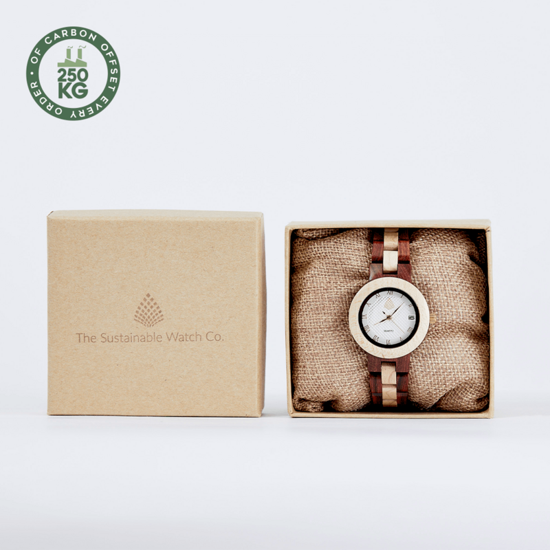 Wooden Wrist Watch, Unique Gifts For Her, Womens Wristwatch, Giftable Accessories, Watch With Gift Box, Holiday Gifts For Her ~ The Hazel