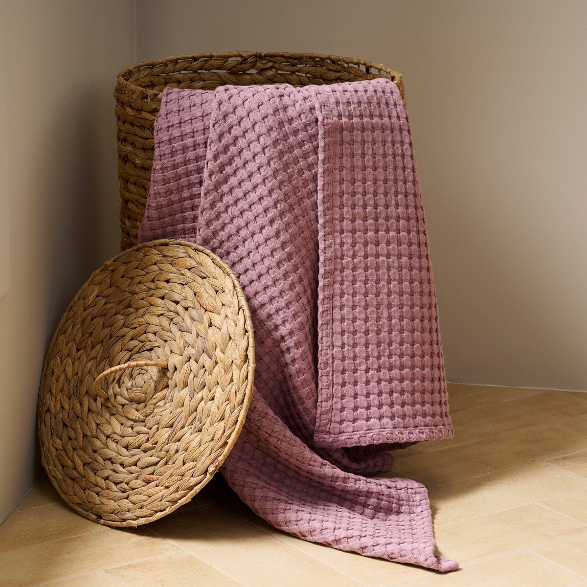 Badetuch | Waffelkreide aus Baumwolle | 70x140cm