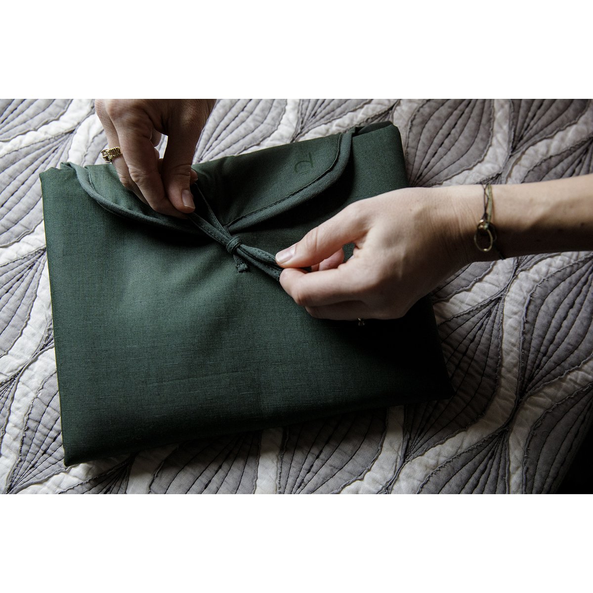 changing mat - marram green