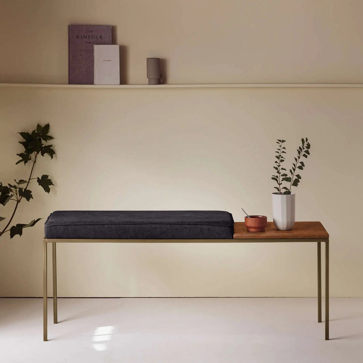 Dunkelgrau Gold Buchenholz, Nussbaum Beizung
