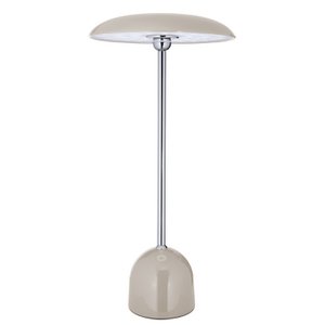 Tafellamp LED LIVO metaal melamine crème Ø 23 cm H 50 cm