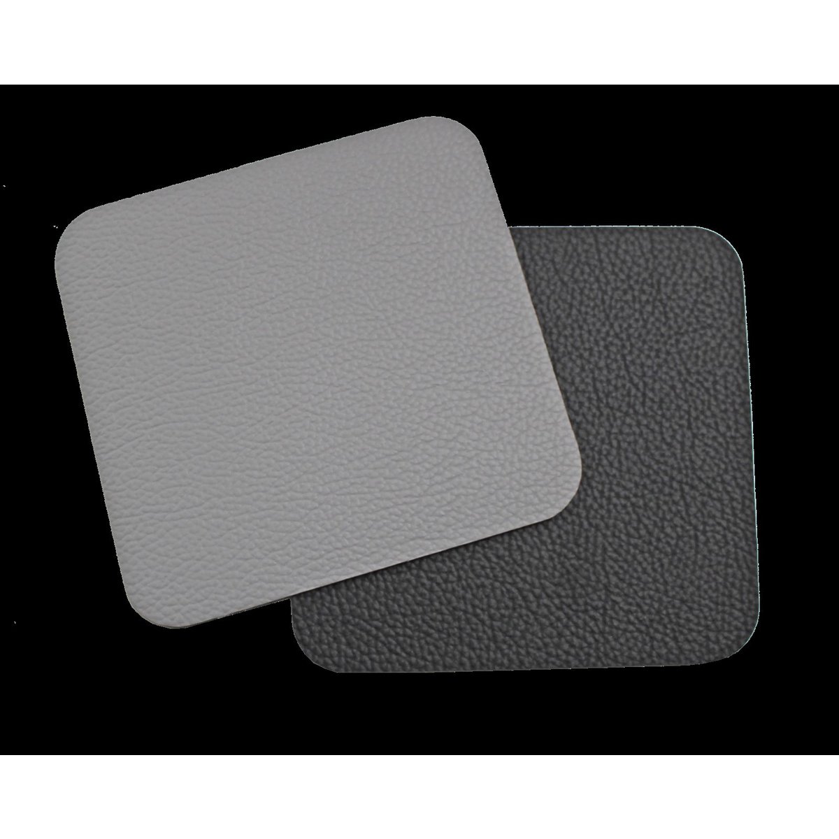 Lunar onderzetters Black/Light Grey | 10 x 10 cm