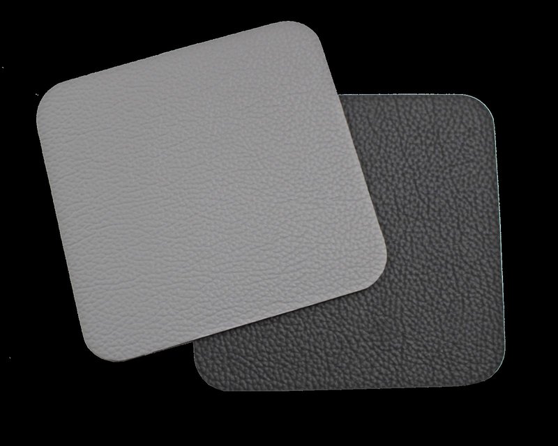 Lunar onderzetters Black/Light Grey | 10 x 10 cm
