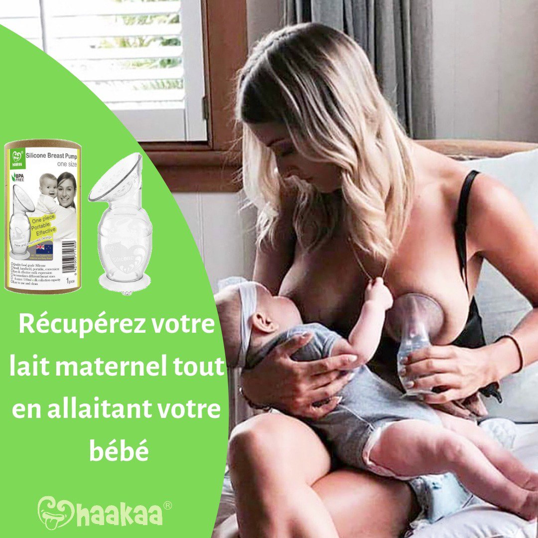Haakaa 100% Natural Silicone Milk Collector 150ml + Gray Lid