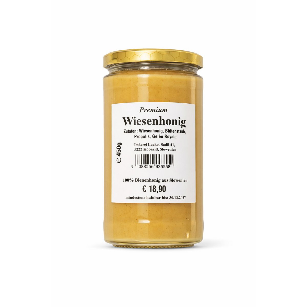 Wiesenhonig mit Gelée Royale 420g