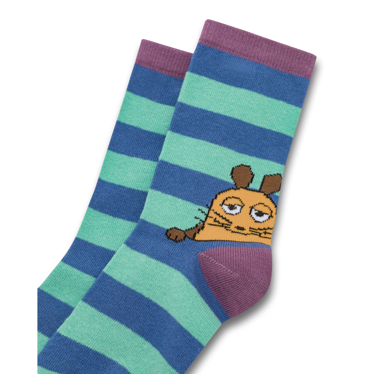koaa – The Mouse “Stripes” – Socks blue/green