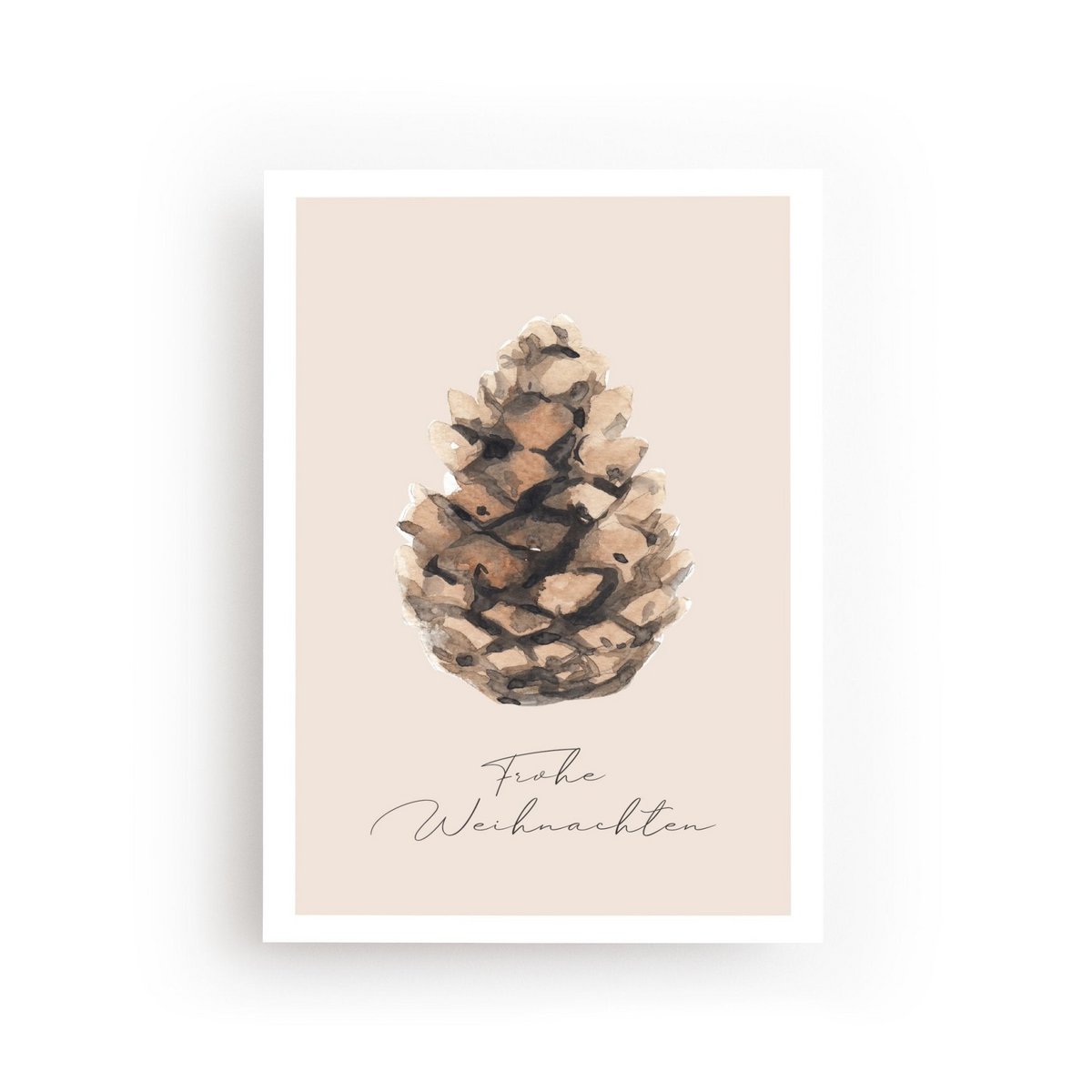 CARTE POSTALE POMMES DE NOËL