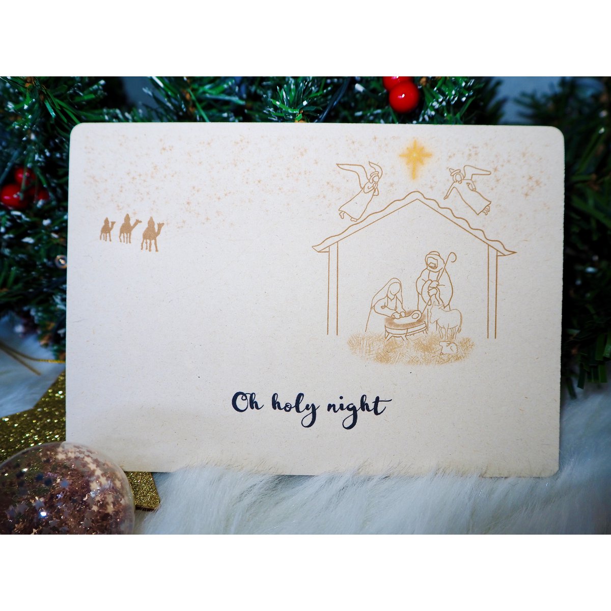 Christmas card “Birth of Jesus”