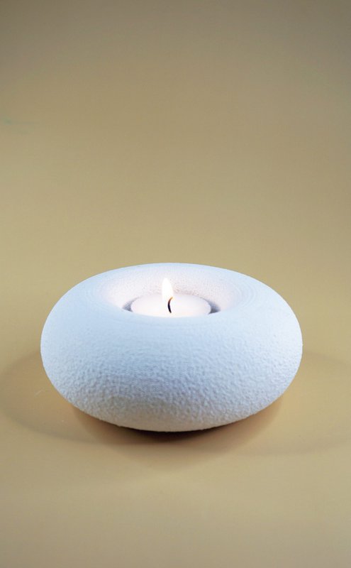 FUZZY Donut candleholder