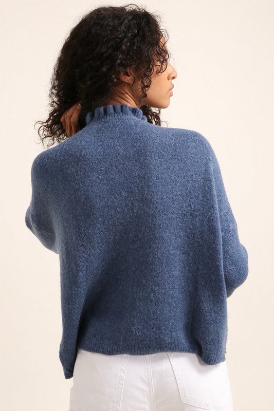 Strickjackenweste aus ALPAKA REF. 8012