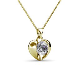 Colgantes Simply Love - Oro y Cristal