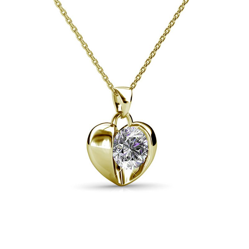 Colgantes Simply Love - Oro y Cristal