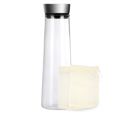Pichet 1.5L + 2 filtres coton