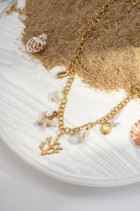 Gouden "Marine Bright" gouden stalen kraagkraag