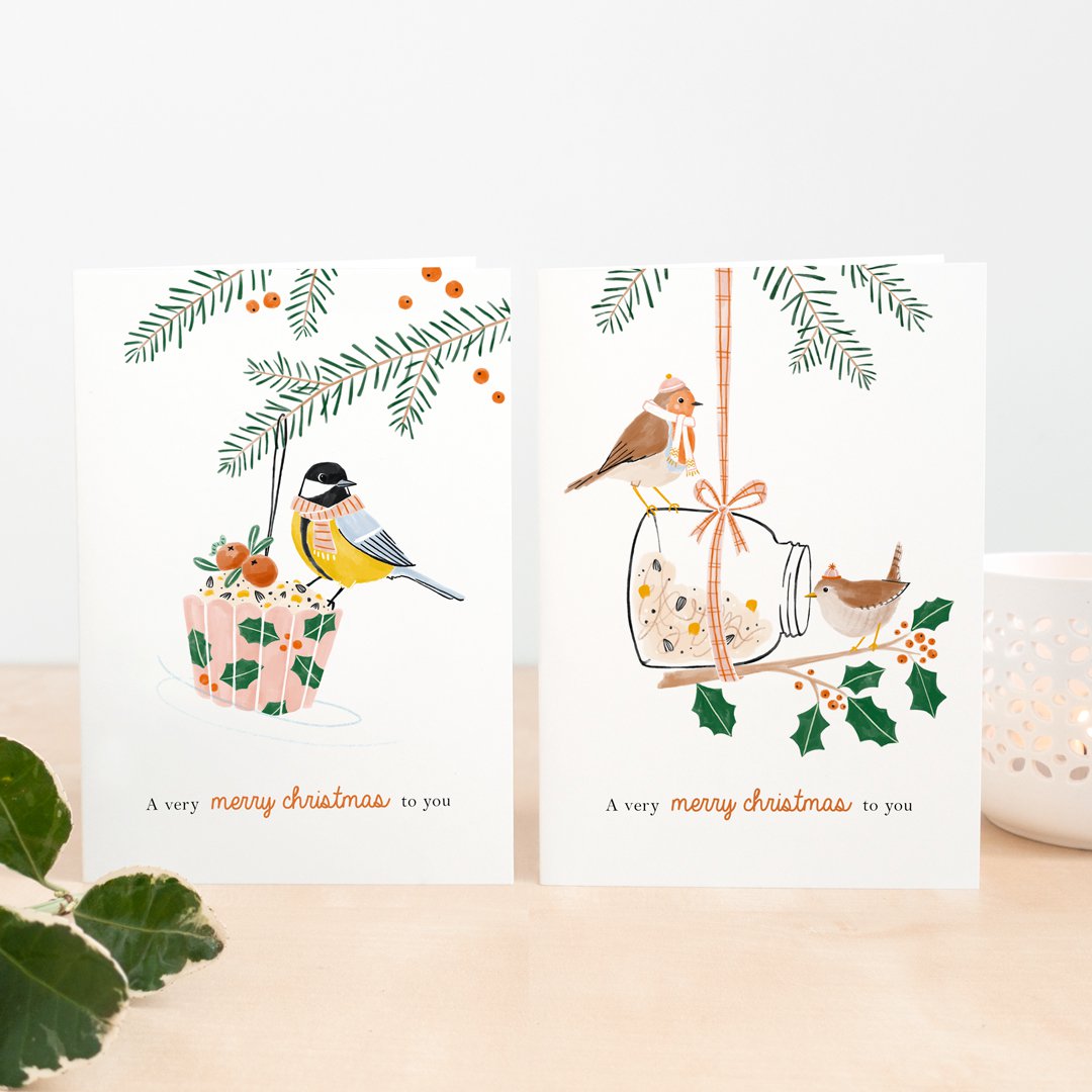 Christmas card | Winter Birds | Birds