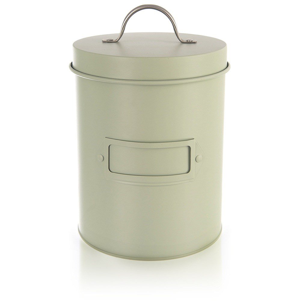 Pojemnik do przechowywania metal zielony zielony 1,3 l