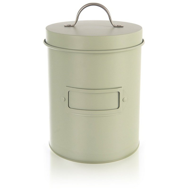 Pojemnik do przechowywania metal zielony zielony 1,3 l