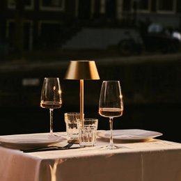 Milou Gold Rechargeable Table Lamp