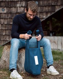 Rima Canvas -Tasche - dunkler Denim