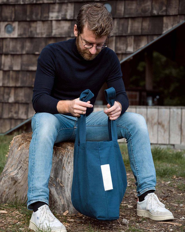 Rima Canvas -Tasche - dunkler Denim