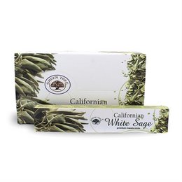 Green Tree Californian White Sage Hand Rolled Natural Incense Sticks