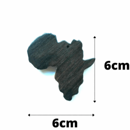 Accessorio artigianale a forma di Africa