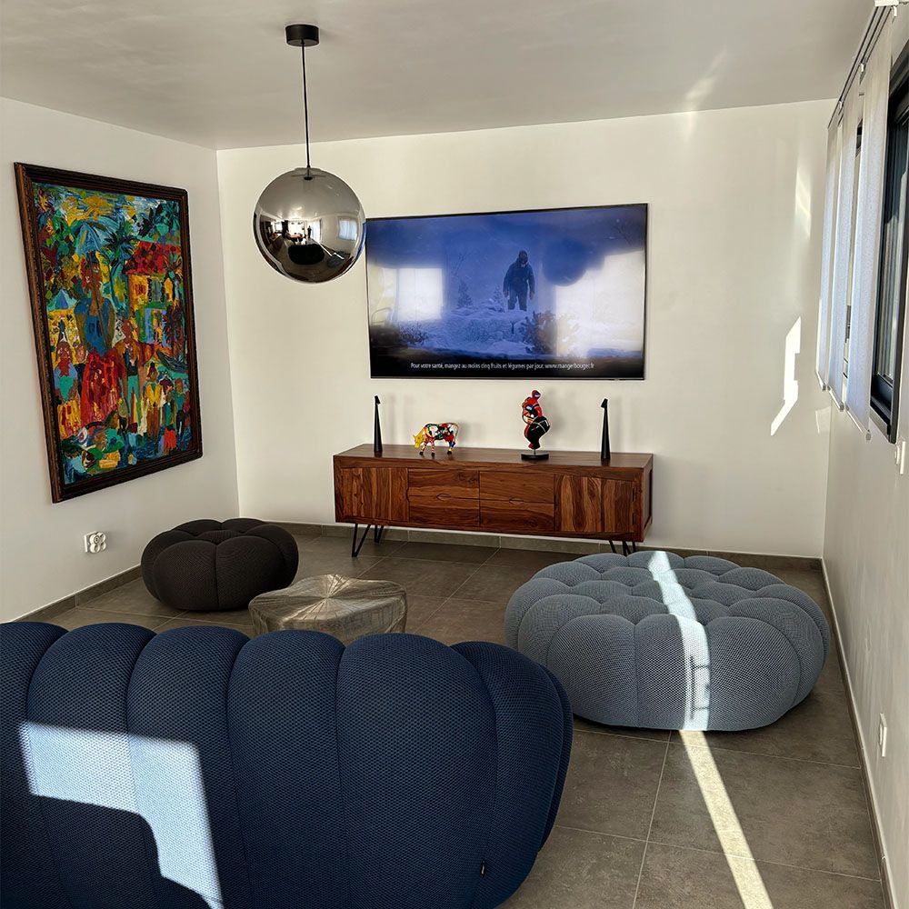 Orb glass ball pendant lamp