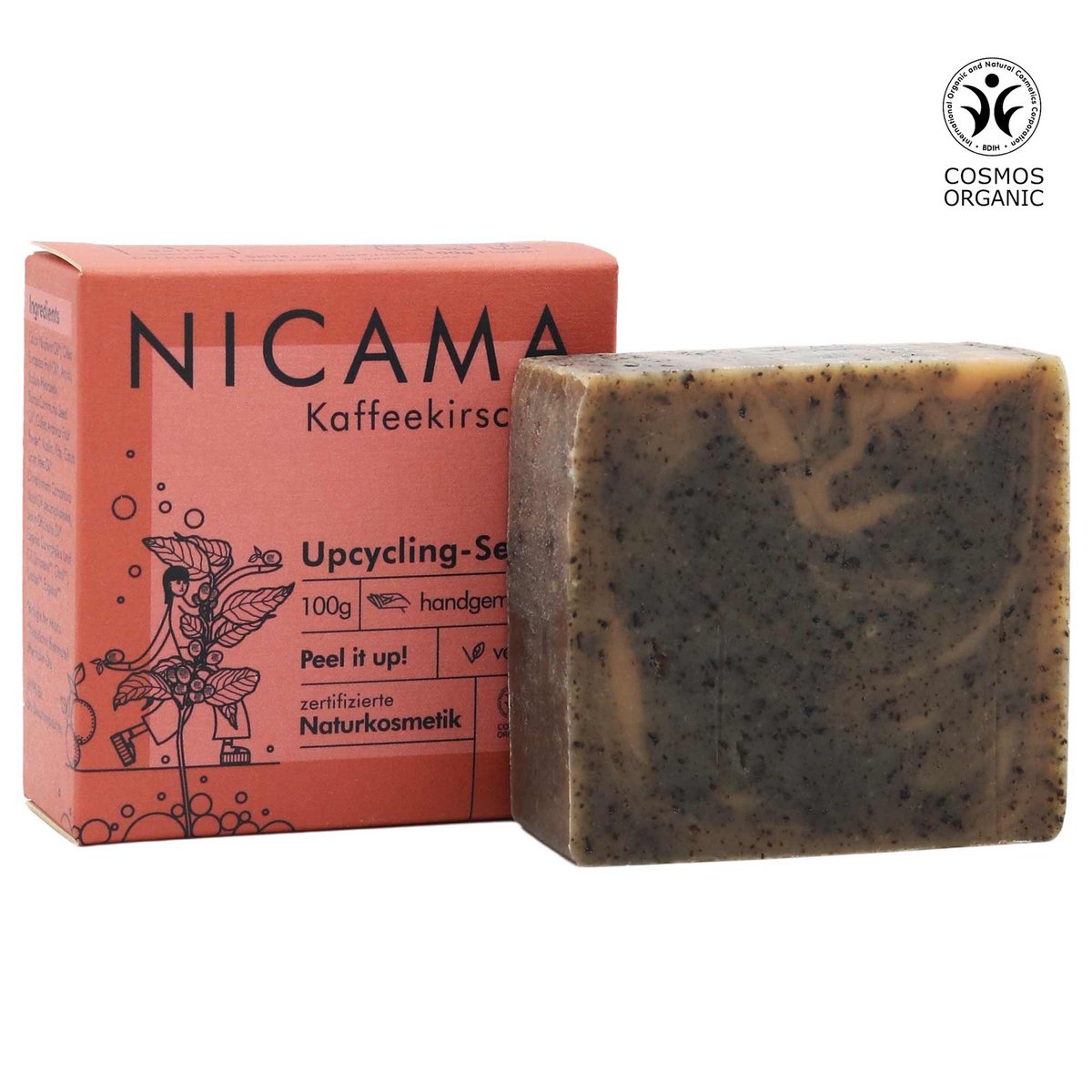 NICAMA - sapone per l'upcycling con caffè ciliegia