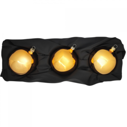 "golden christmas" - 8 cm Weihnachtskugeln gold glanz
