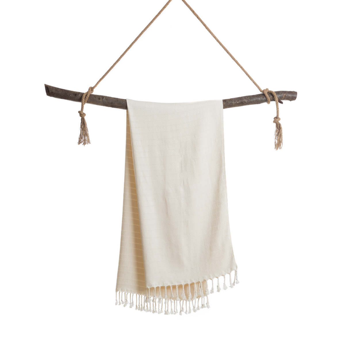Asciugamano Sauna Hammam ILVA in cotone di bambù – Asciugatura rapida e leggero – Bianco - 180x100 cm
