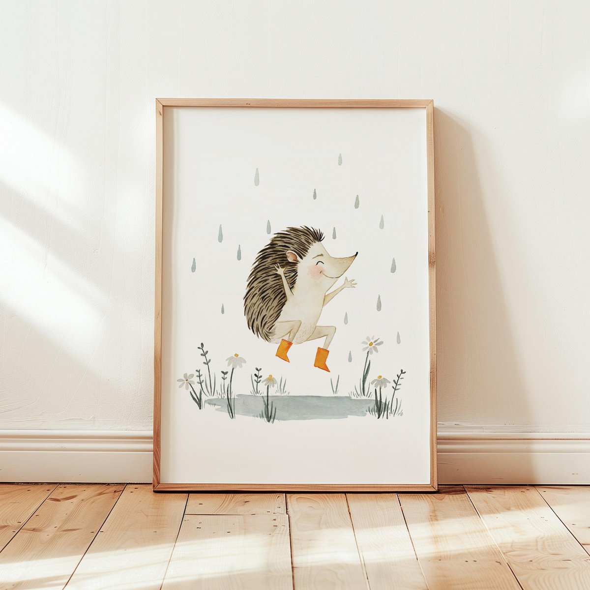 Art Print - Hedgehog | Dancing in the rain