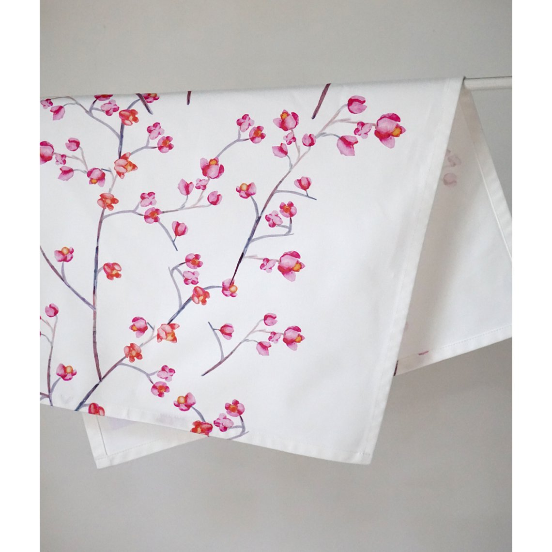 Kitchen Towel Branches White