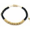 B-E17.5 B1654-009 GlaSbads mit Metallarmband Schwarz
