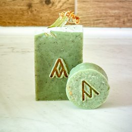 ENCHANTED FOREST NATURAL SOAP (MINT, LINDEN & GREEN CLAY)