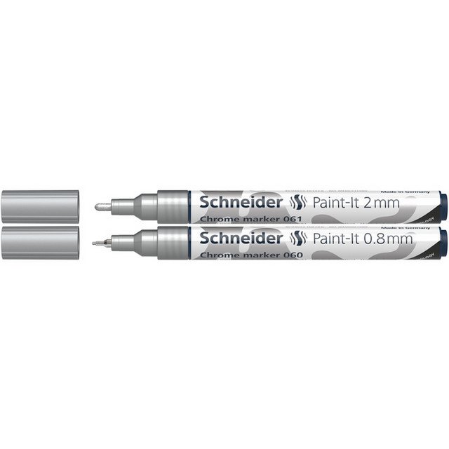 Rotulador cromado Schneider Paint-It 060/061 etui 2º. 0,8 y 2 mm