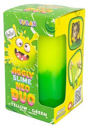 Tuban Slime - Jiggly Slime - Neo Duo - Geel En Groen 430g