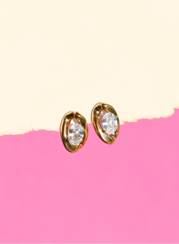 Cili - Swarovski Style Crystal Stud Earrings