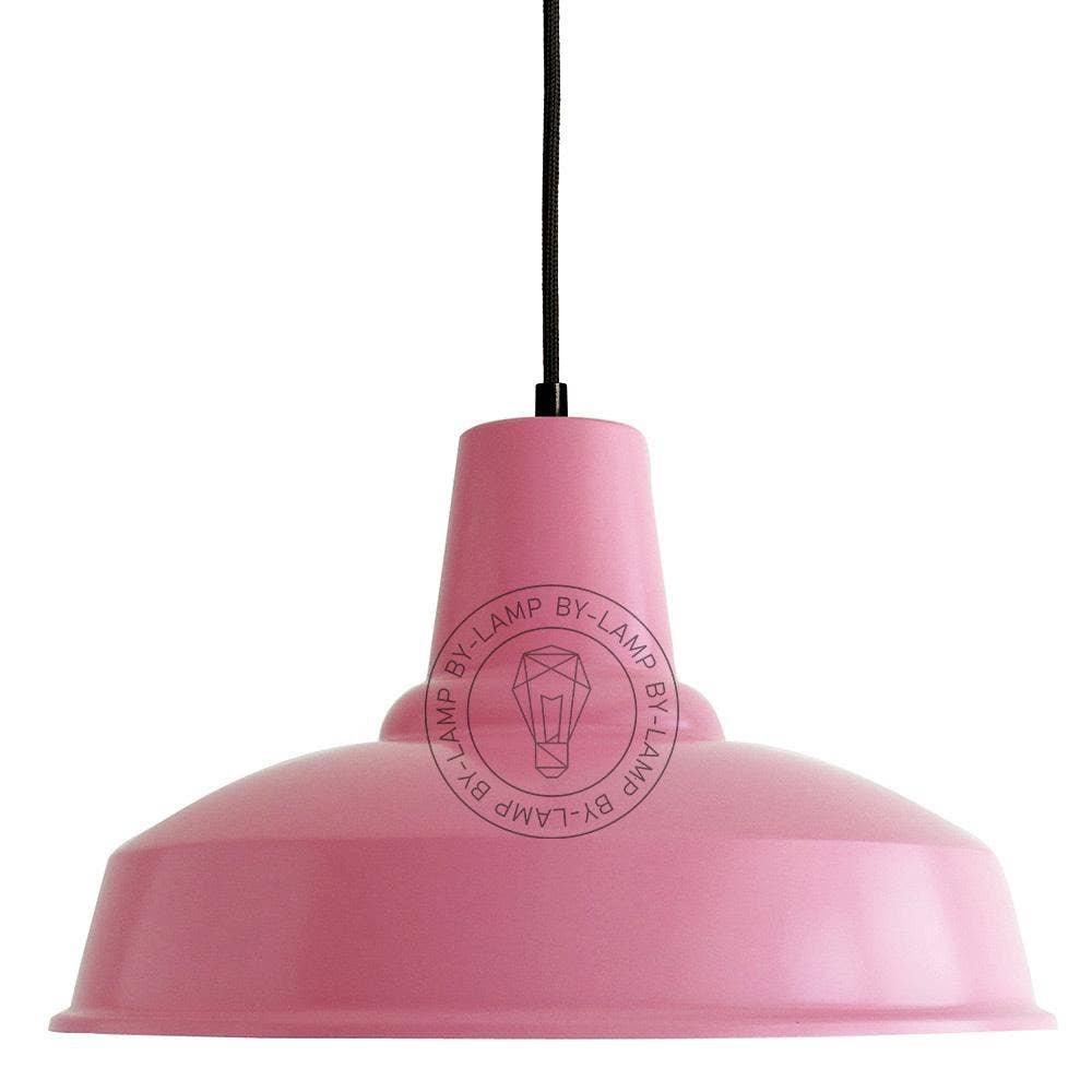 Pendelleuchte in rosa Farbe