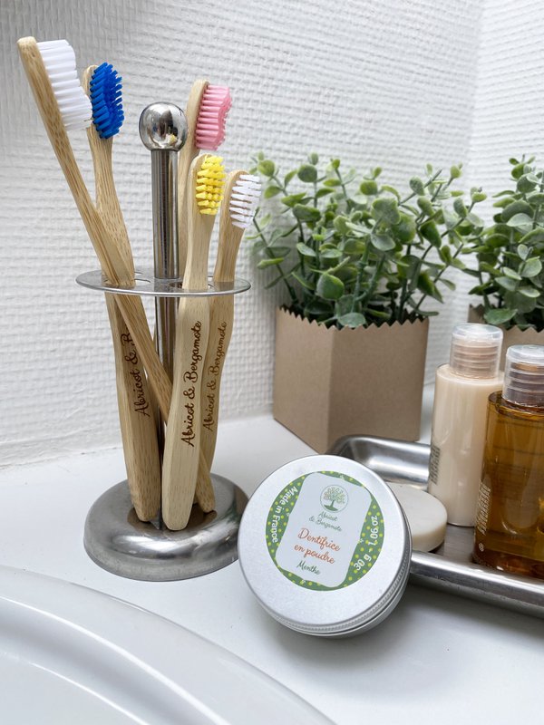 100% biodegradable bamboo toothbrush