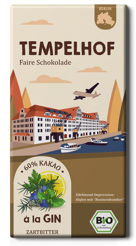 Tempelhof Berlin chocolate, organic & fair