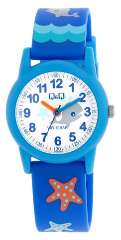 Q&Q kinderhorloge "What/Starfish", harsband, 10 ATM